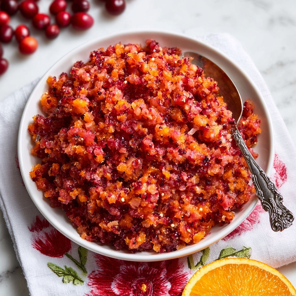 5 Minute Cranberry Orange Relish Recipe - Recipe Image
