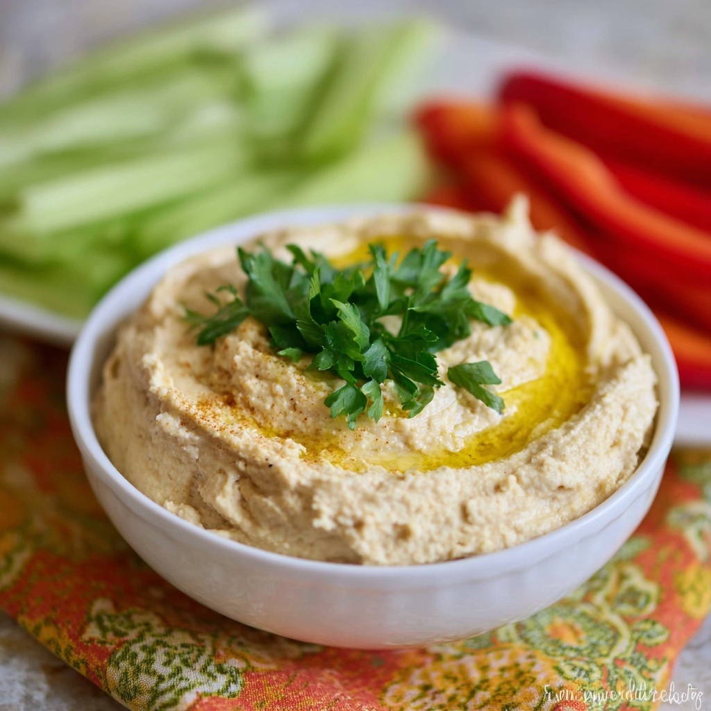 Easy Hummus Recipe - Recipe Image
