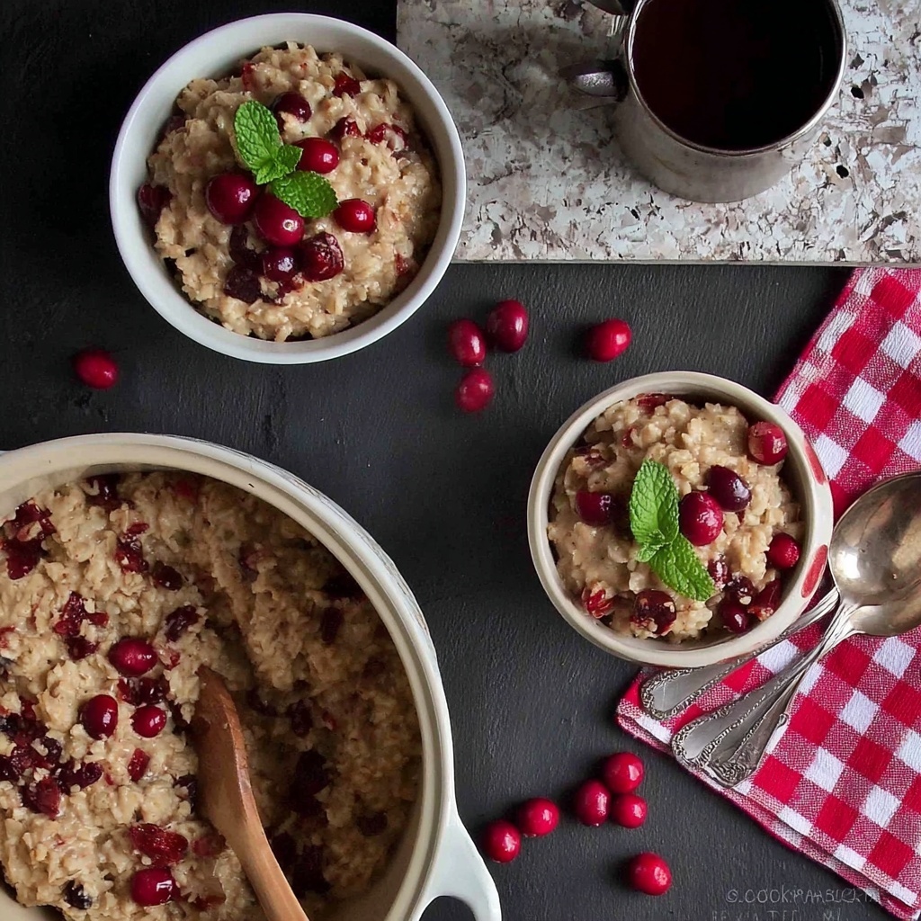 Cranberry Date Oatmeal Recipe - Recipe Image