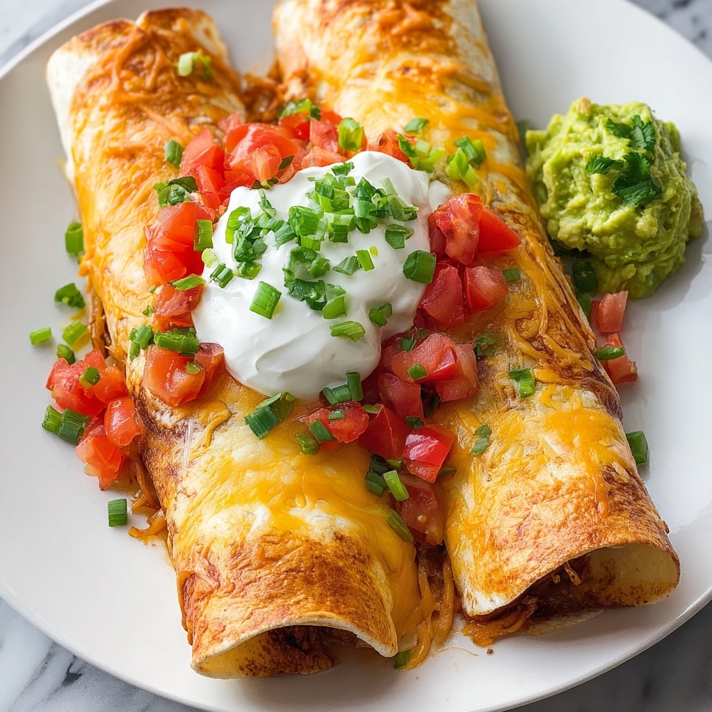 Crispy Spicy Mexican Chicken Chimichangas Recipe - Recipe Image