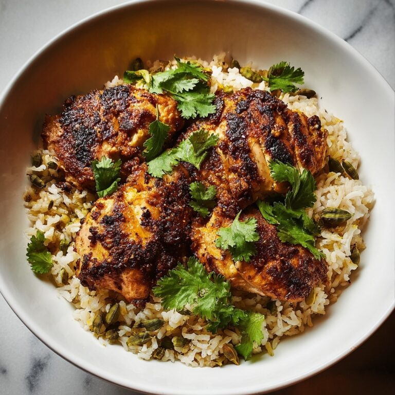 Vadouvan Chicken with Cardamom-Spiced Rice Recipe