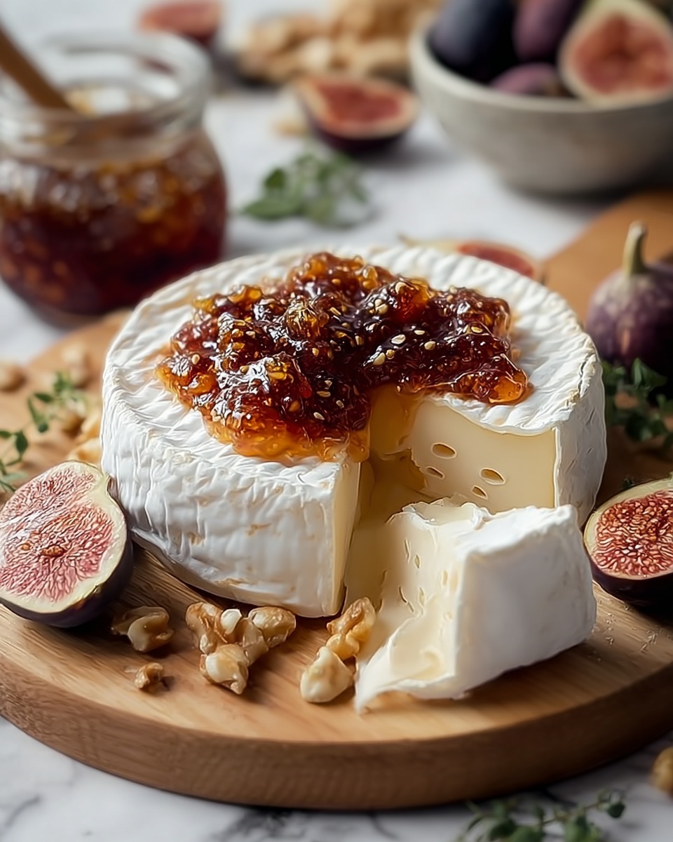 Boursin Cheese with Fig Jam and Pistachios: An Elegant and Easy Appetizer Recipe - Recipe Image