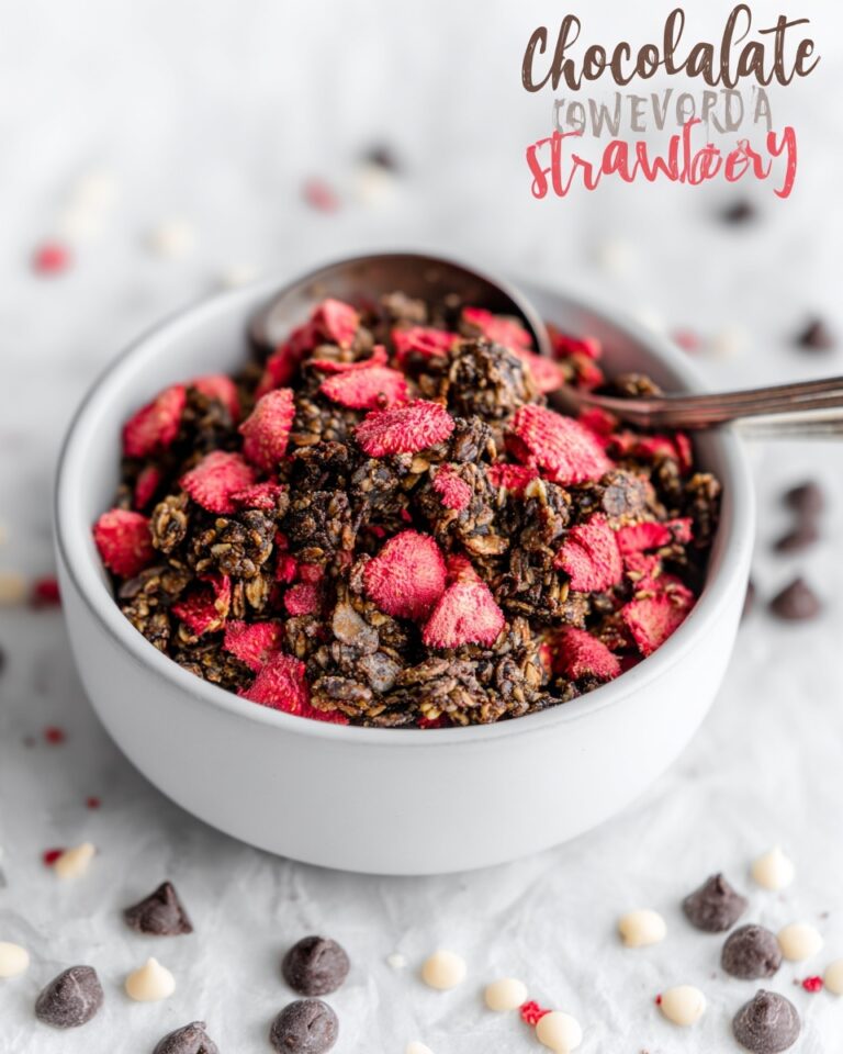 Chocolate Covered Strawberry Granola Recipe