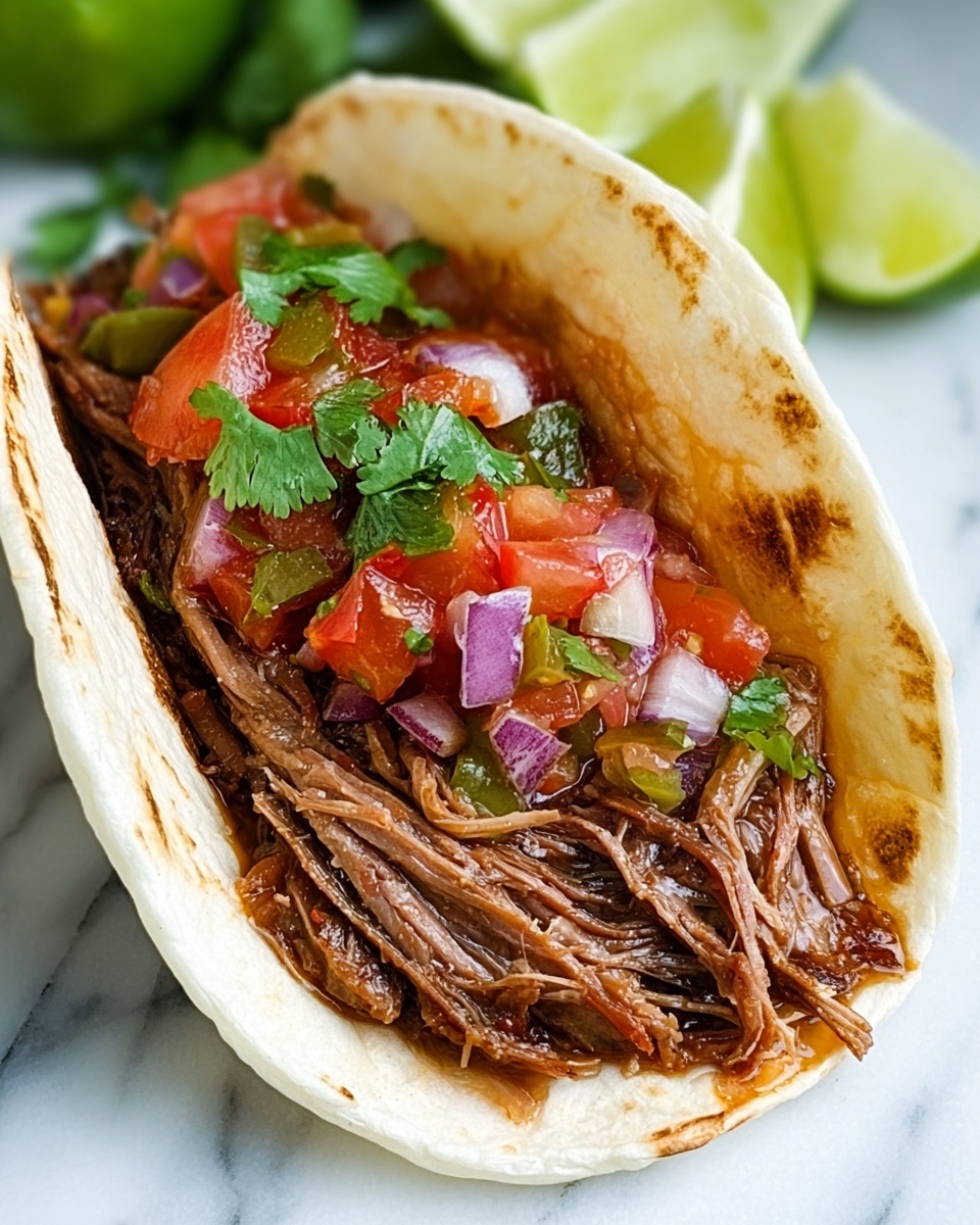 Simple Slow Cooker Lamb Barbacoa Tacos Recipe - Recipe Image