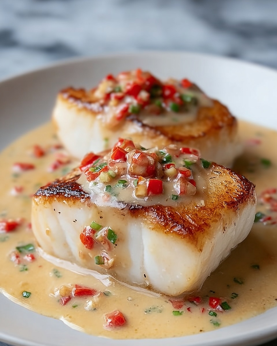 Seared Snapper with Lobster Cream Sauce Recipe - Recipe Image