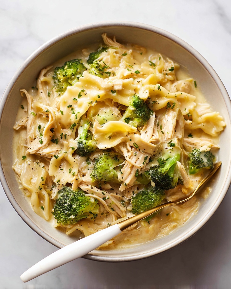 Cheesy Chicken Broccoli Orzo Recipe - Recipe Image