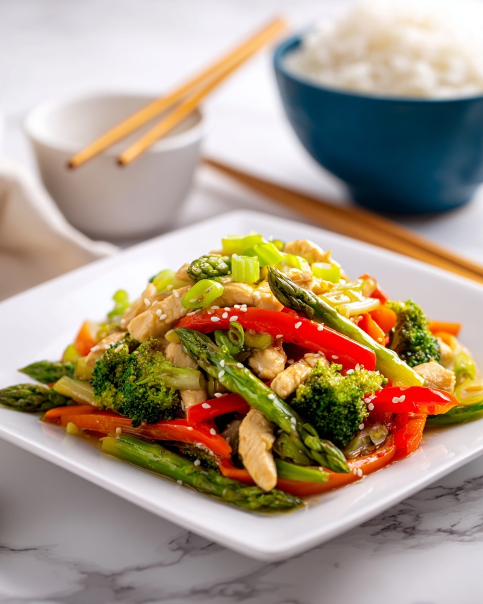 Orange Chicken and Vegetable Stir Fry Recipe - Recipe Image