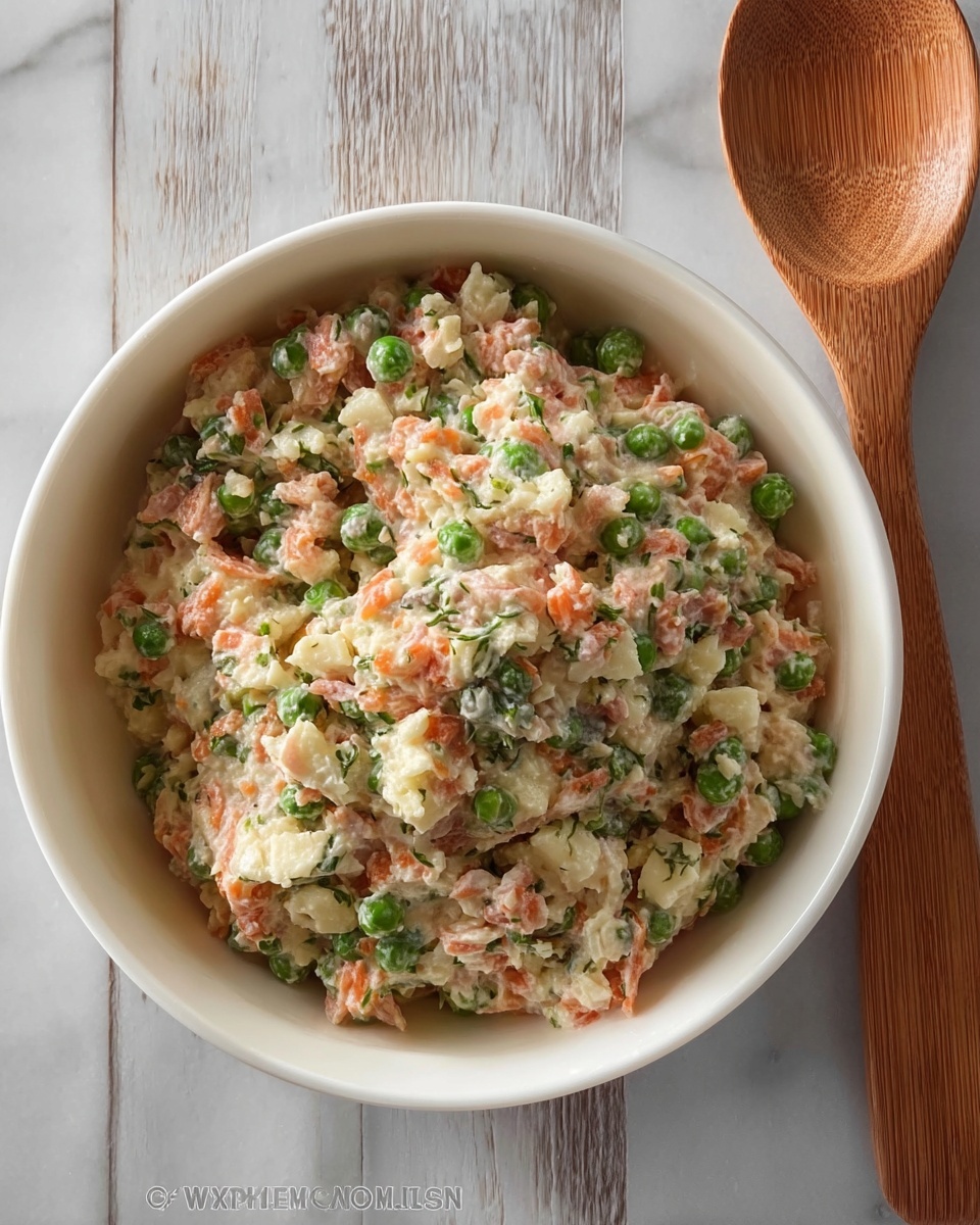 Olivye – Ukrainian Potato Salad Recipe - Recipe Image