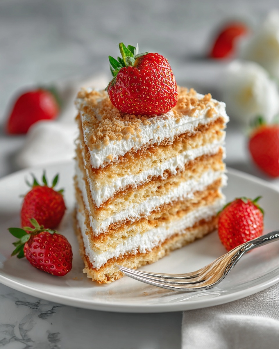 8-Layer Honey Cake (Medovik) Recipe - Recipe Image