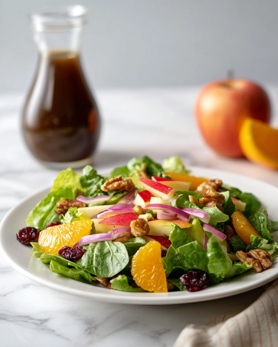 Mandarin Apple Salad with Walnuts, Cranberries, and Feta Recipe - Recipe Image