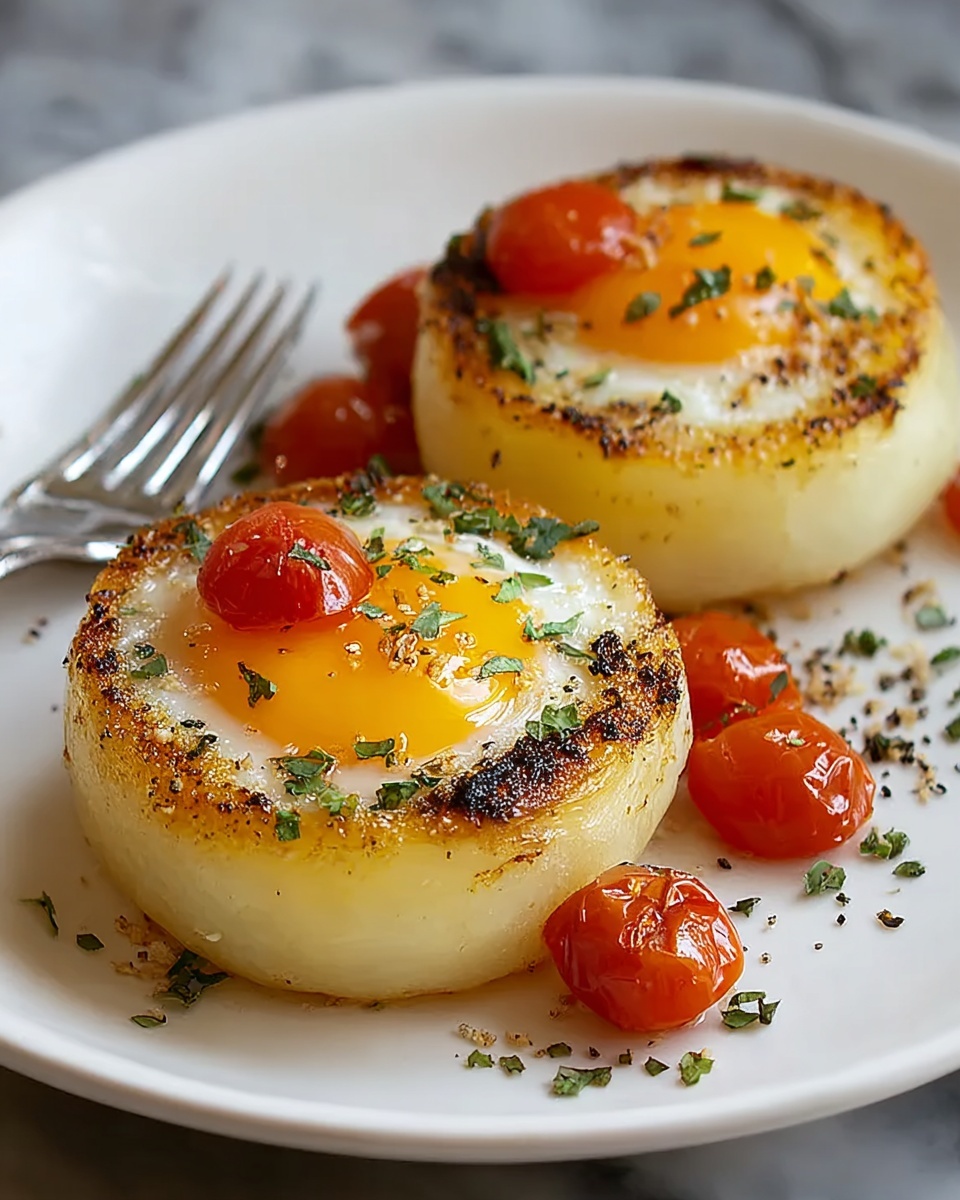 Baked Cottage Cheese Eggs Recipe - Recipe Image