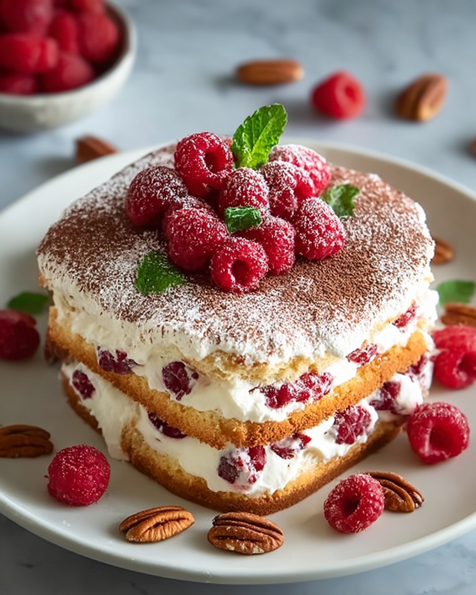 White Chocolate Raspberry Tiramisu Recipe - Recipe Image