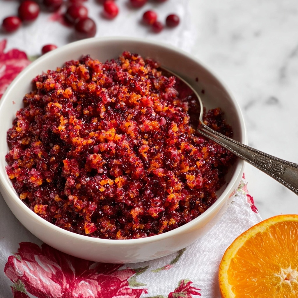 5 Minute Cranberry Orange Relish Recipe - Recipe Image