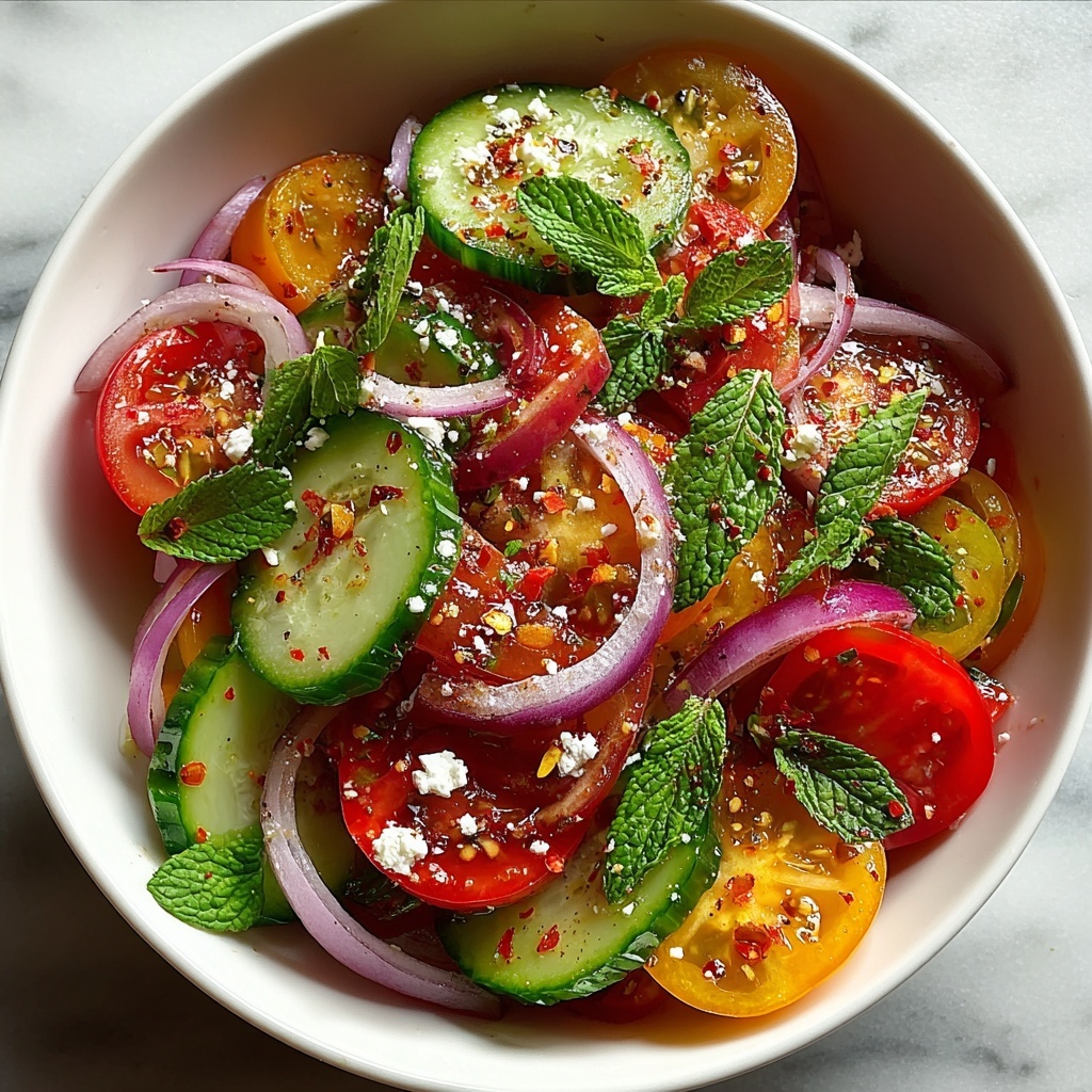 Tomato Cucumber Salad Recipe - Recipe Image