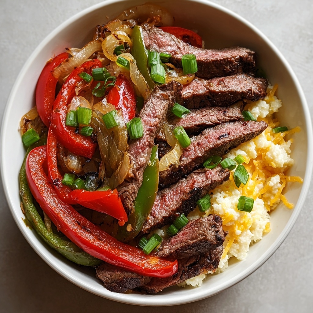 Philly Cheesesteak Bowls Recipe - Recipe Image