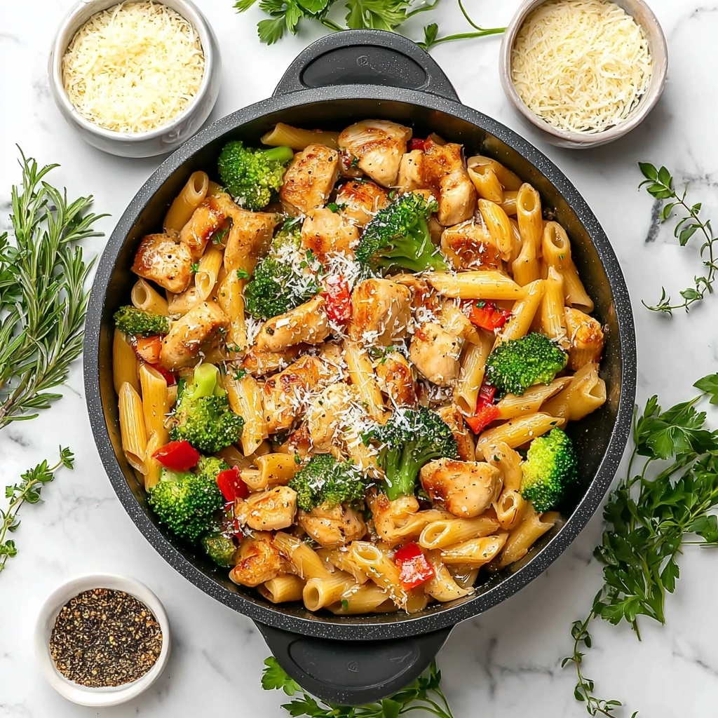 Homemade Chicken and Broccoli Pasta Recipe - Recipe Image