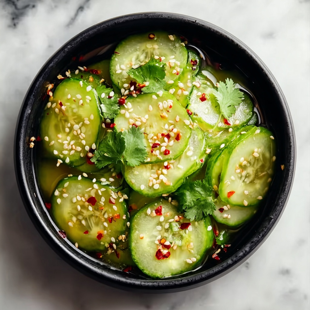 Asian Pickled Cucumbers Recipe - Recipe Image
