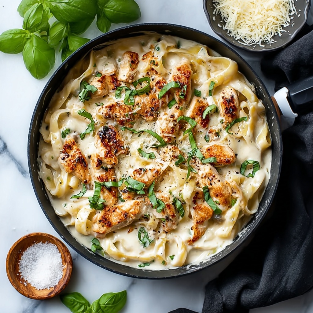 Creamy Garlic Parmesan Chicken Pasta Recipe - Recipe Image