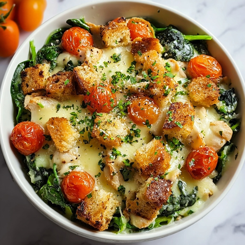 Chicken Caesar Salad with Homemade Croutons Recipe - Recipe Image