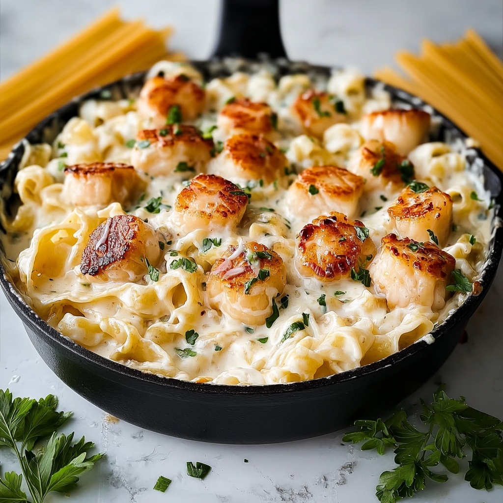 Garlic Butter Chicken Bites with Creamy Parmesan Pasta Recipe - Recipe Image