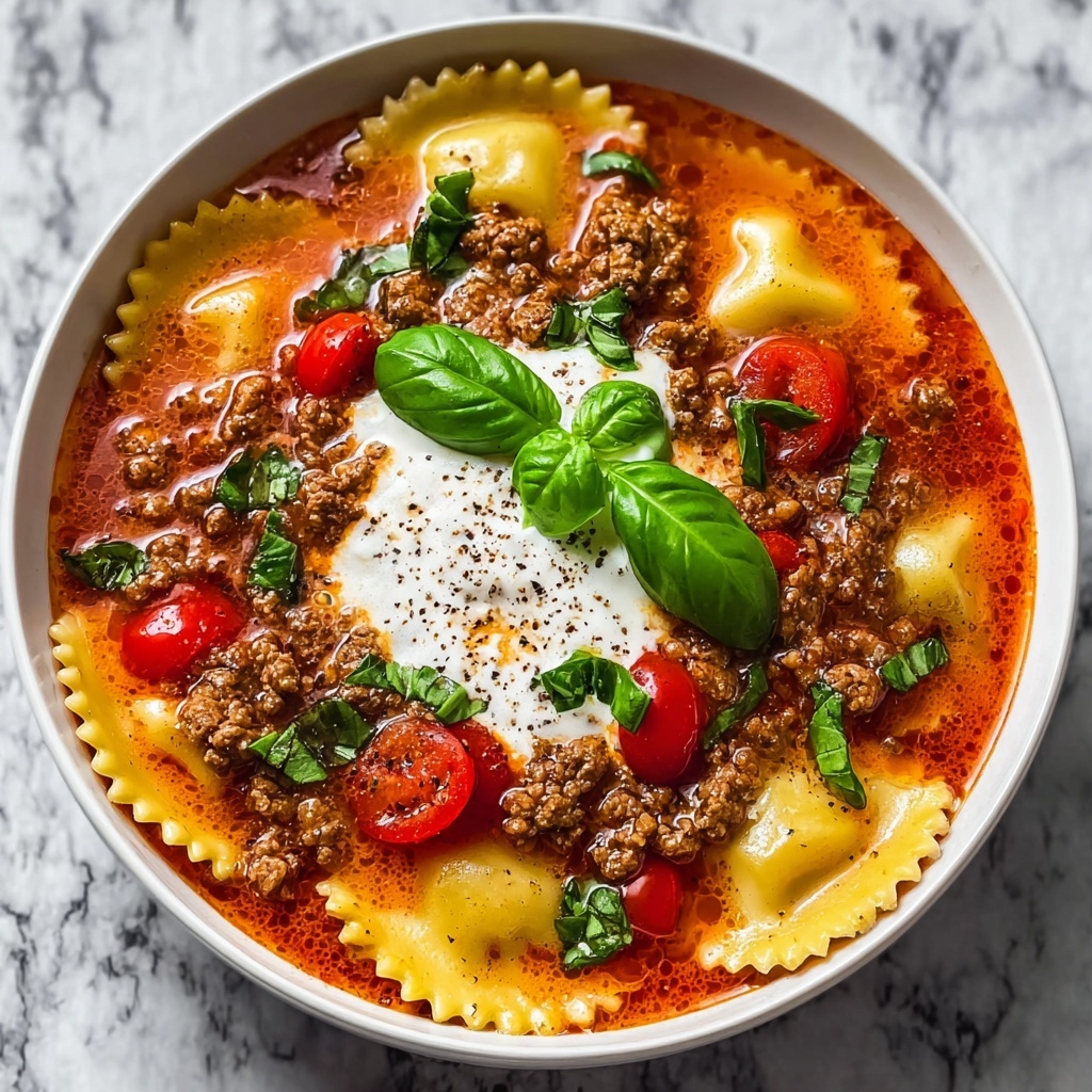 Crockpot Lasagna Soup Recipe - Recipe Image