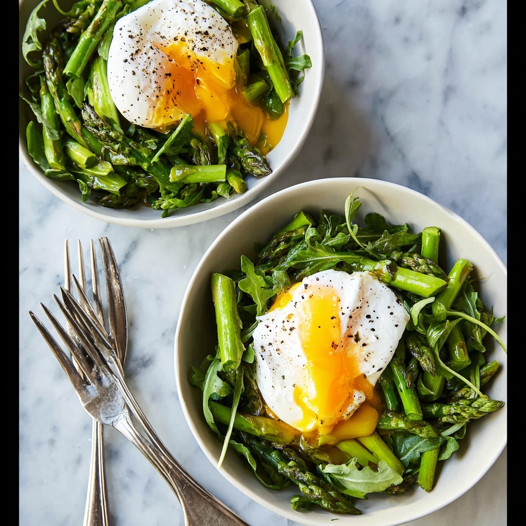 Arugula Asparagus Breakfast Bowl Recipe - Recipe Image