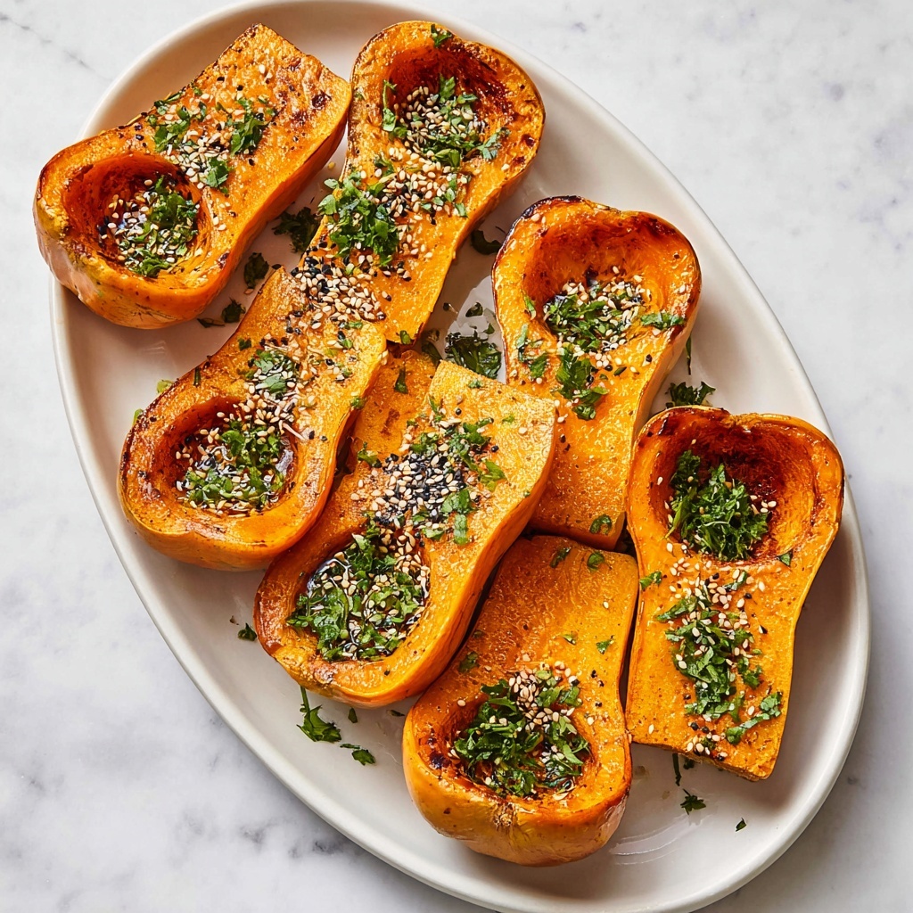 Roasted Honeynut Squash with Miso, Maple, and Sesame Seeds Recipe - Recipe Image