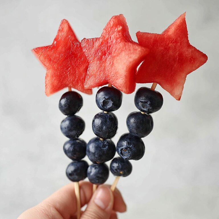 Watermelon Blueberry Sparklers Recipe