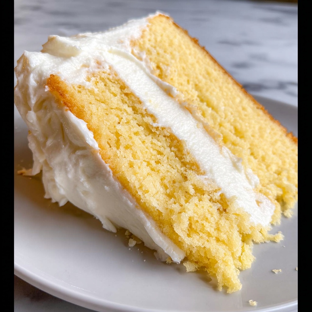 The Best Moist White Cake Recipe - Recipe Image