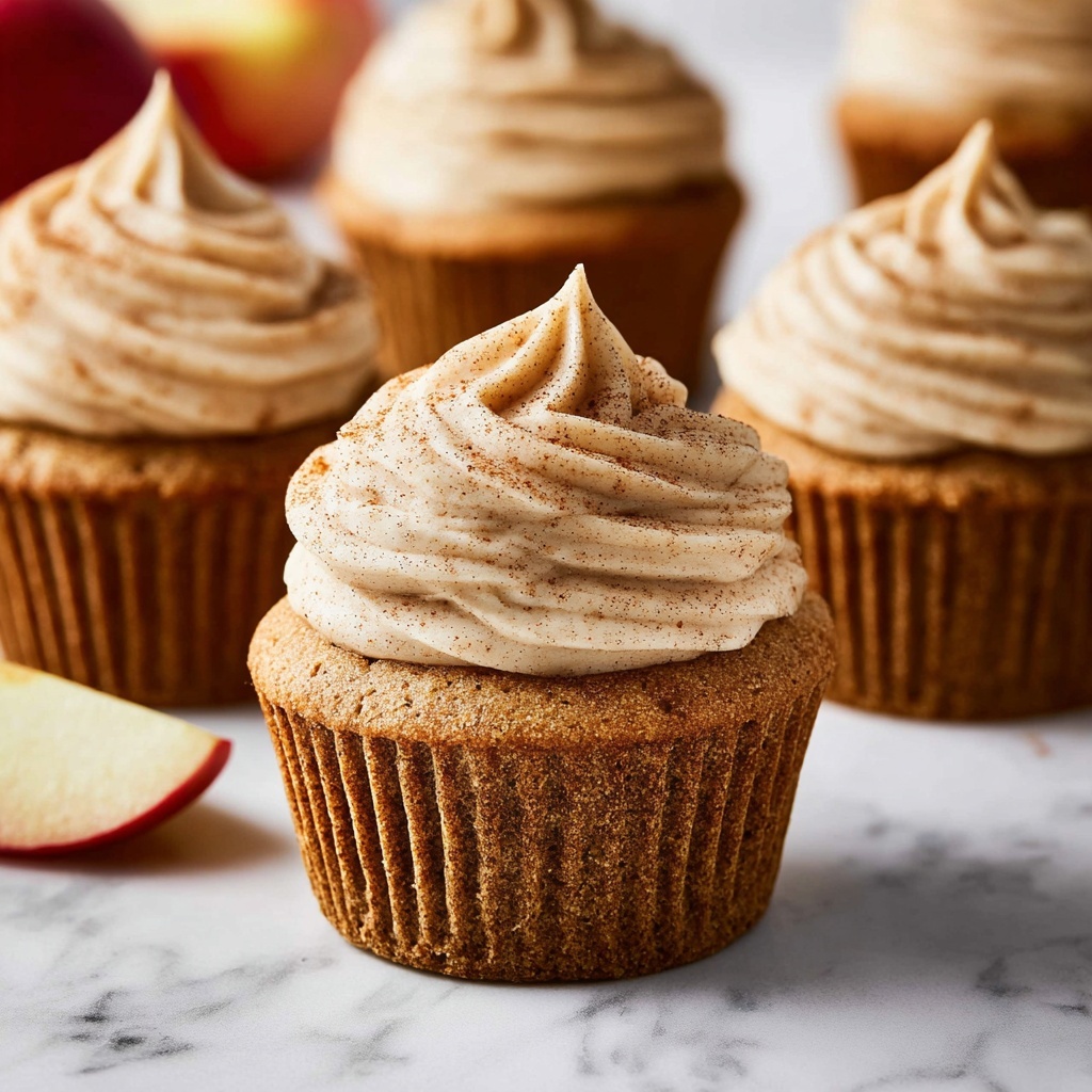 Apple Cinnamon Cupcakes with Cream Cheese Frosting Recipe - Recipe Image