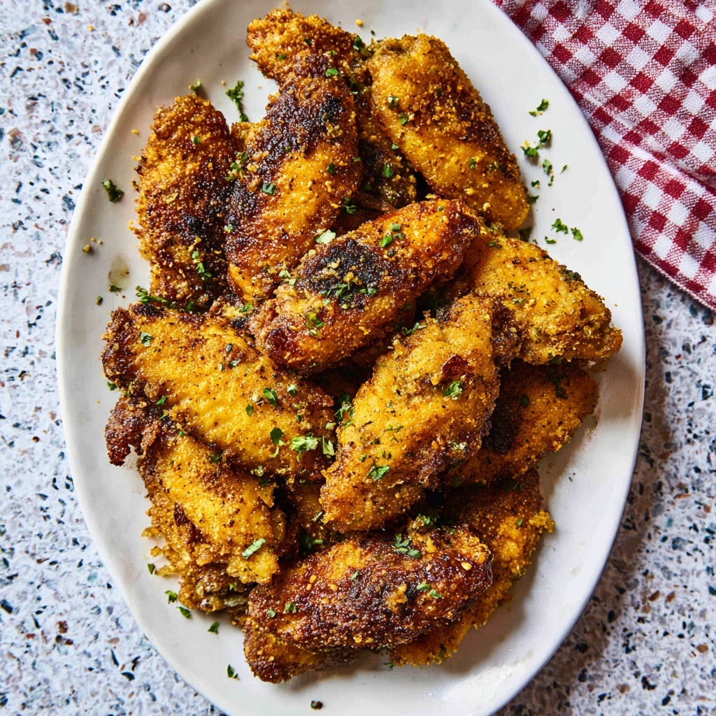 Garlic Parmesan Wings Recipe - Recipe Image
