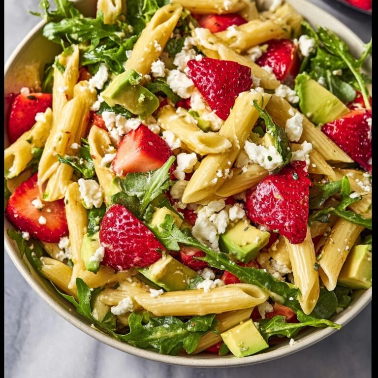 Strawberry Avocado Pasta Salad Recipe