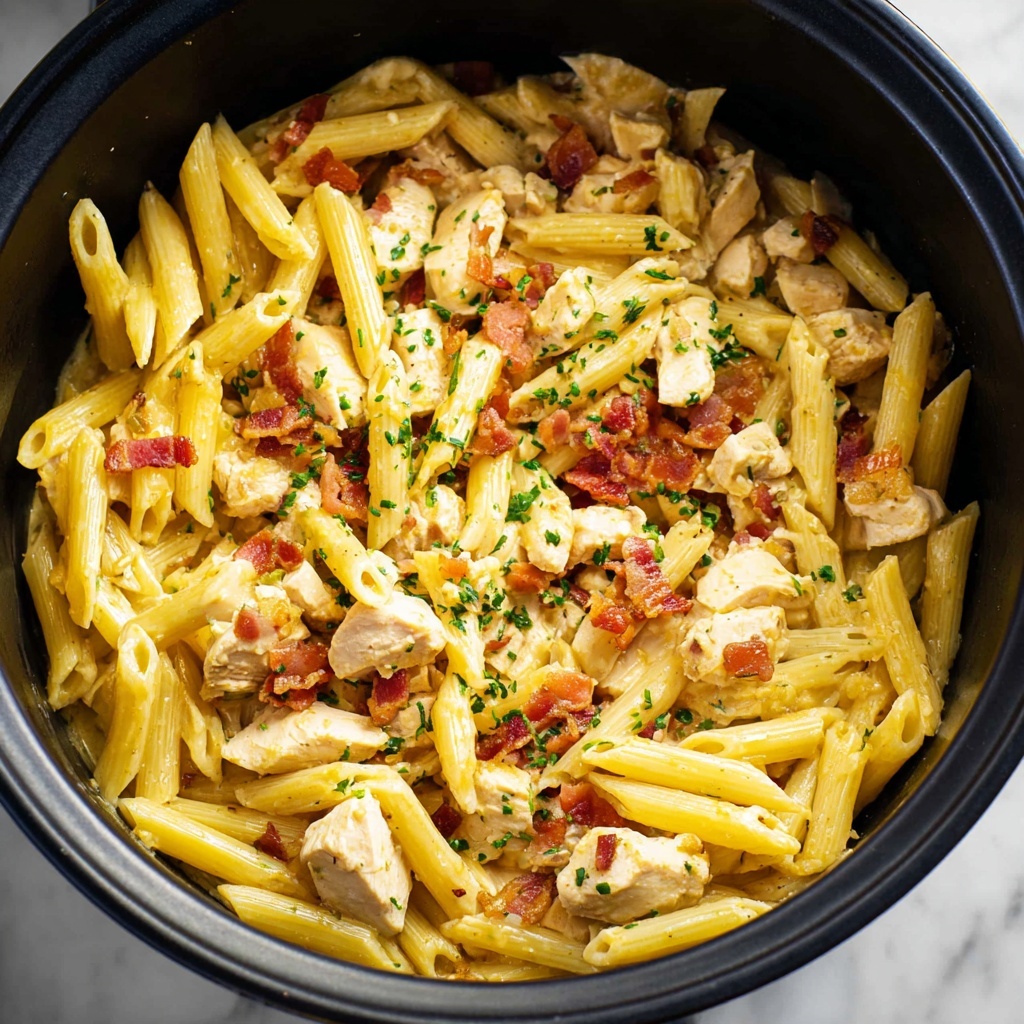 Chicken Bacon Ranch Pasta Recipe - Recipe Image