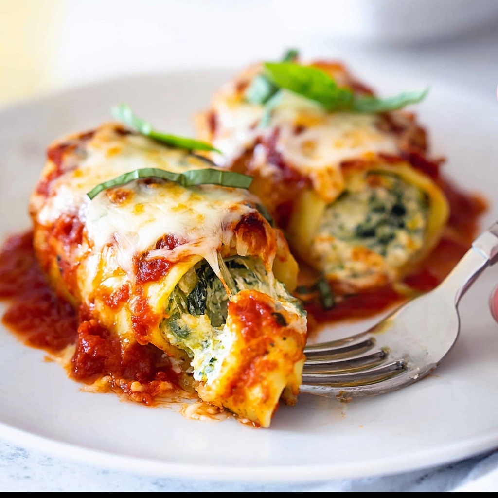 Spinach Ricotta Cannelloni Recipe - Recipe Image