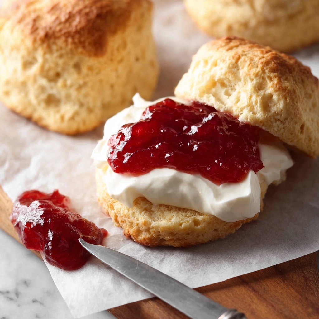Lemonade Scones with Cream and Jam Recipe - Recipe Image
