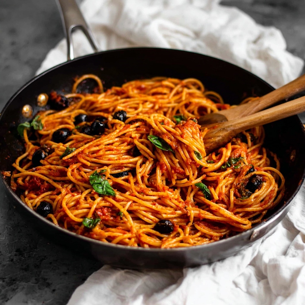 Spaghetti alla Puttanesca Recipe - Recipe Image