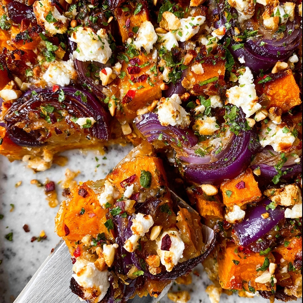 Maple Roasted Pumpkin with Chili and Feta Recipe - Recipe Image