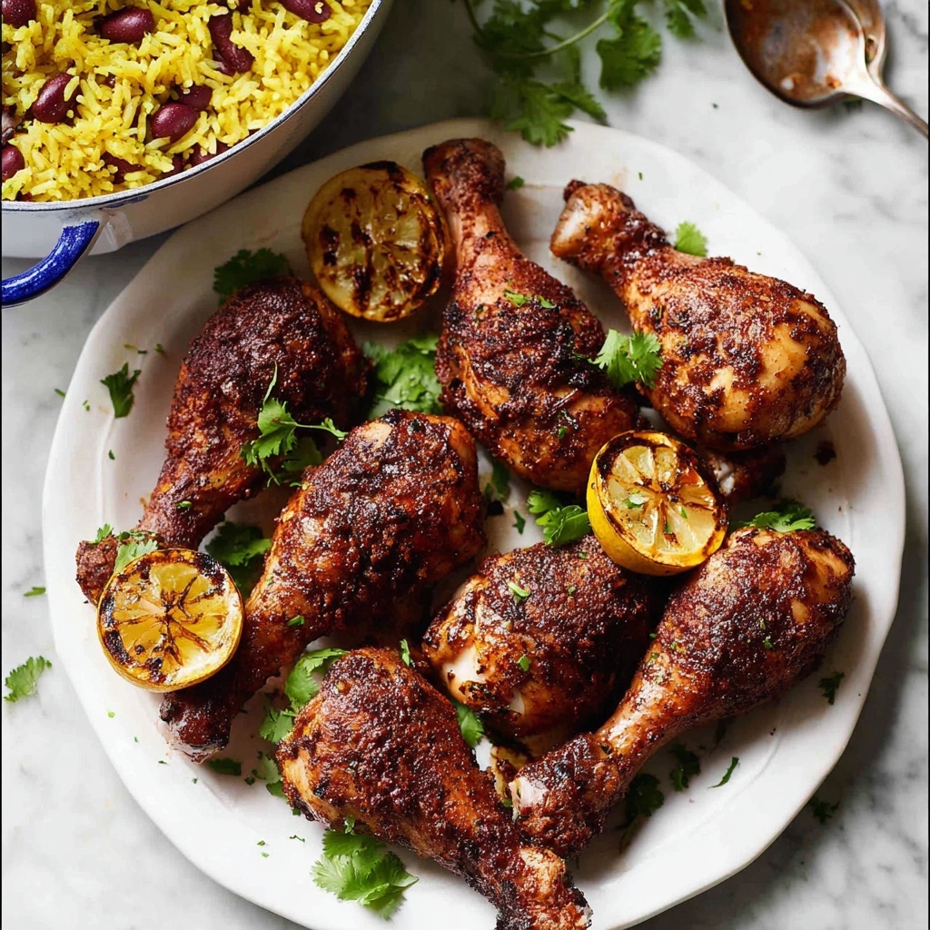Jamaican Jerk Chicken Drumsticks Recipe - Recipe Image