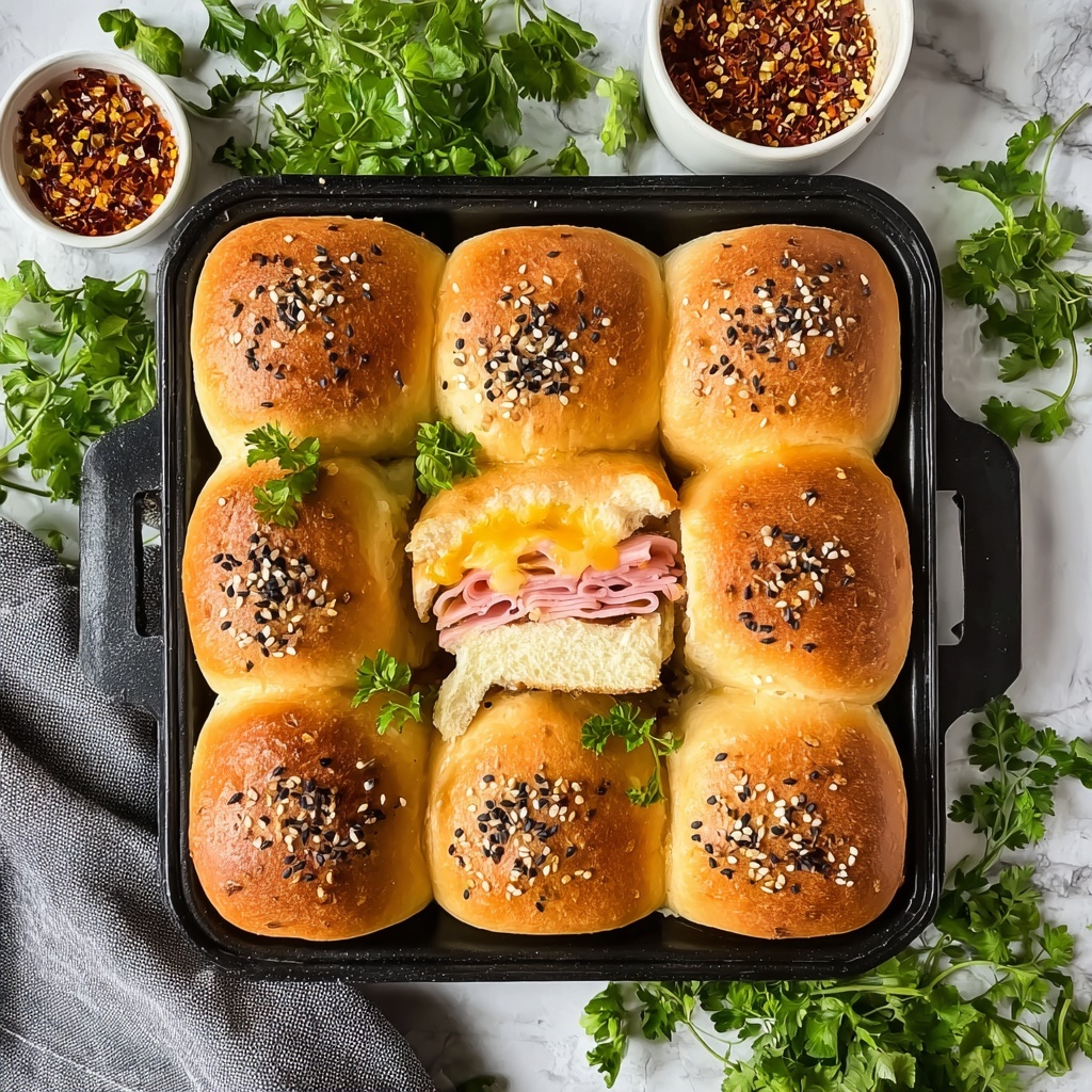 Ham and Cheese Hawaiian Roll Sliders Recipe - Recipe Image