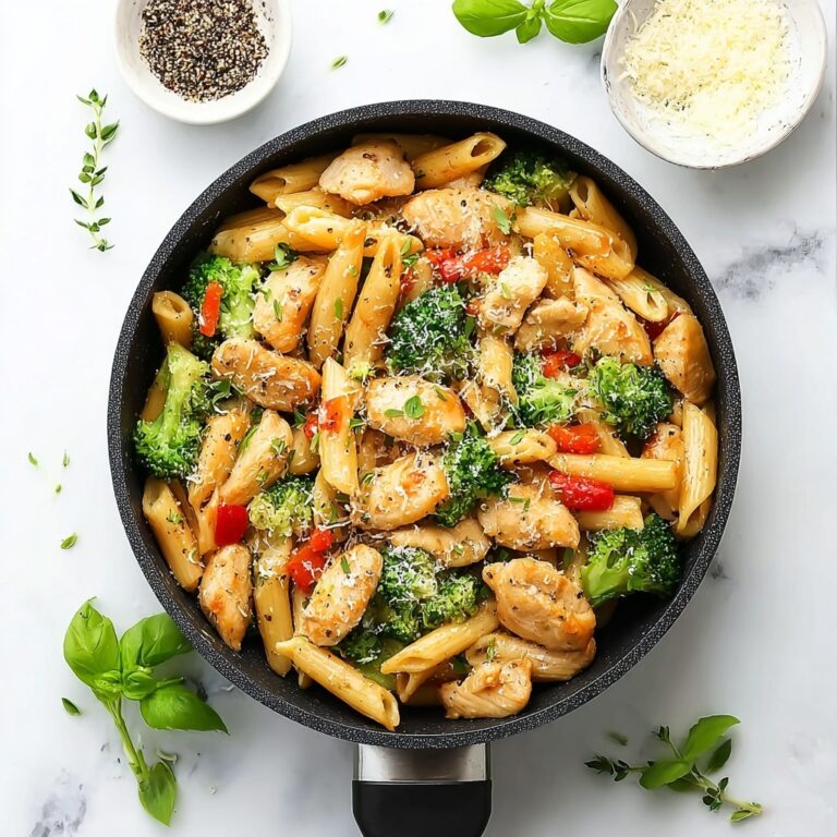 Homemade Chicken and Broccoli Pasta Recipe