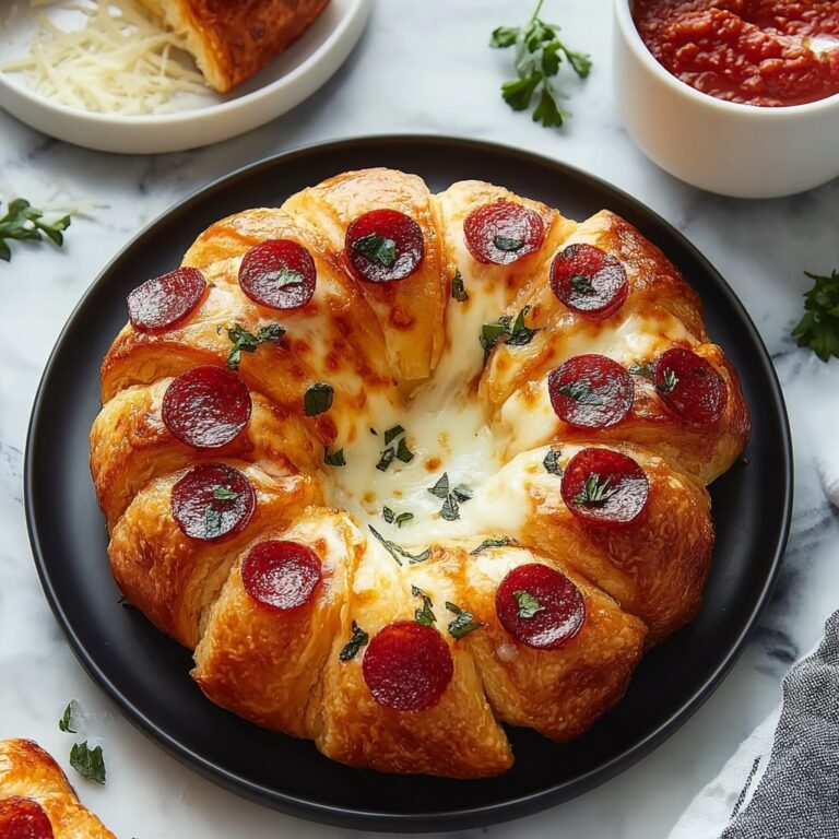 Mozzarella Pepperoni Croissant Rolls Recipe