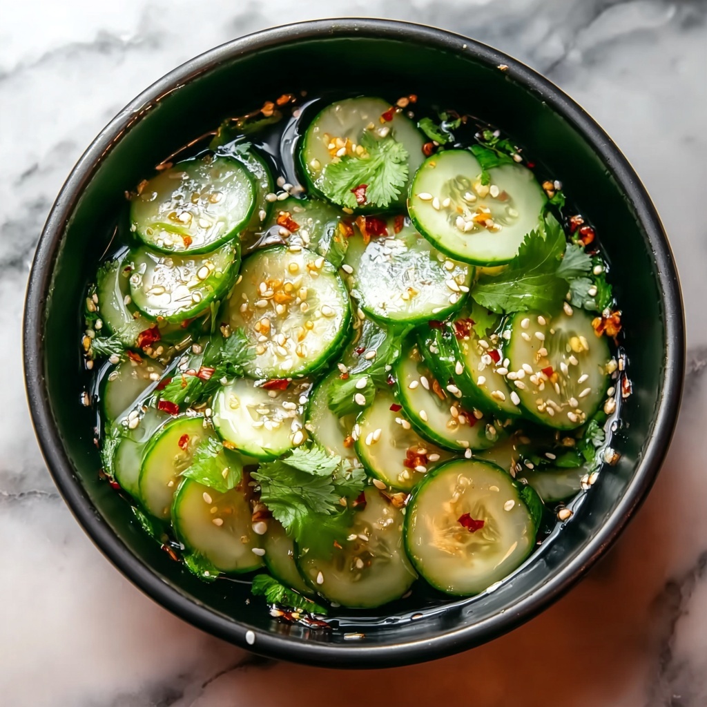 Asian Pickled Cucumbers Recipe - Recipe Image