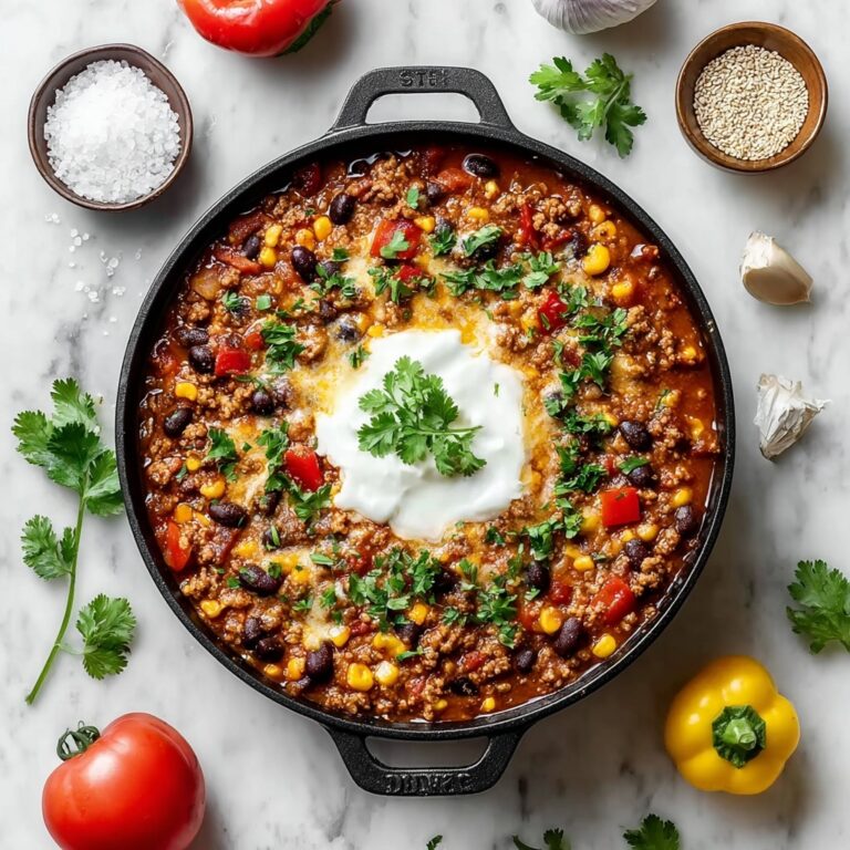 Mexican Beef and Cheese Casserole Recipe