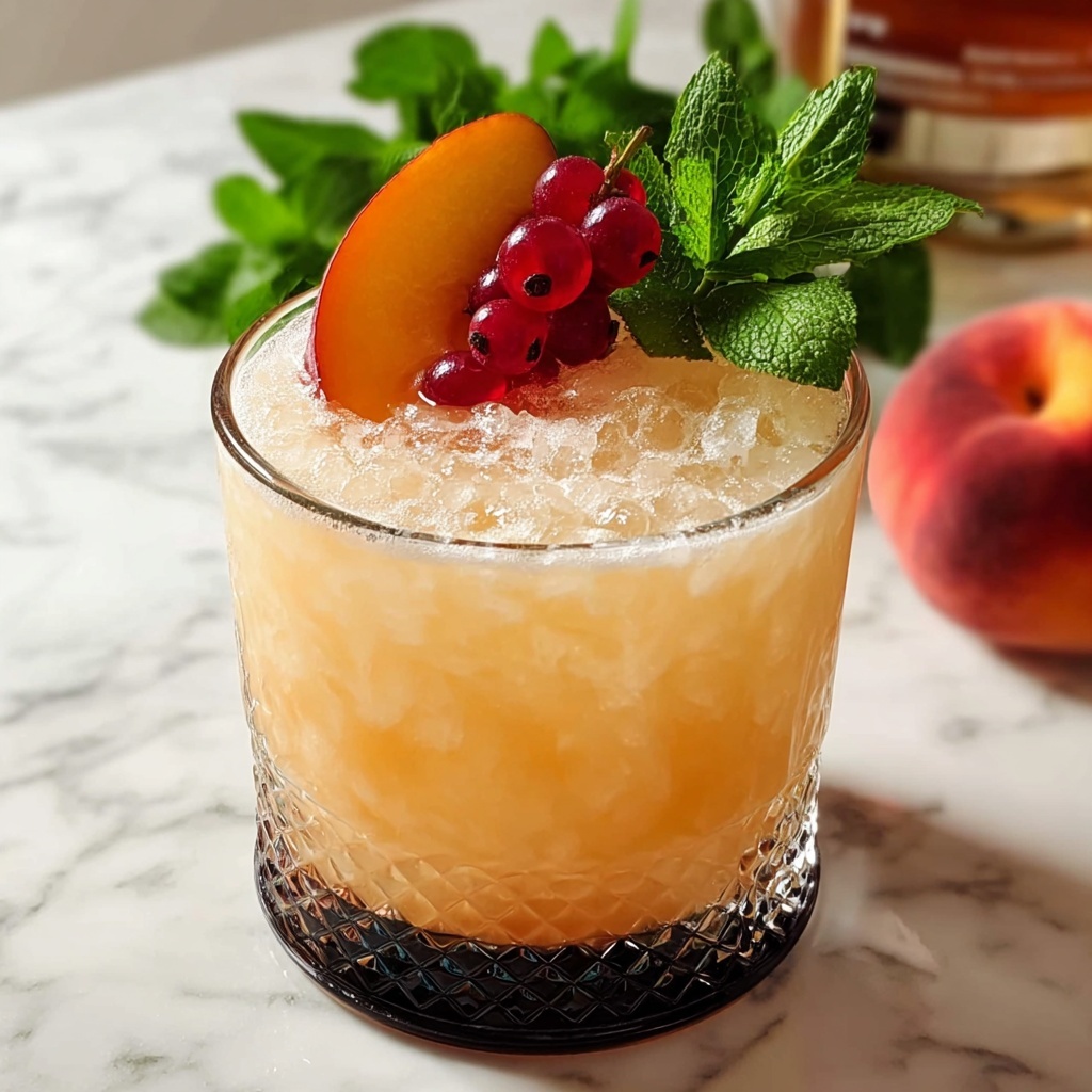 Georgia Peach Cocktail Recipe - Recipe Image