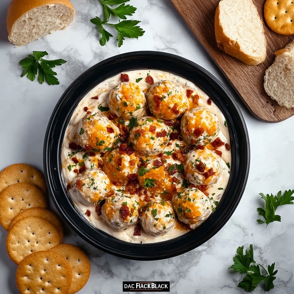 Mini Bacon Ranch Cheeseballs Recipe - Recipe Image