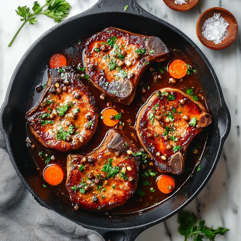 Honey Garlic Pork Chops Recipe - Recipe Image