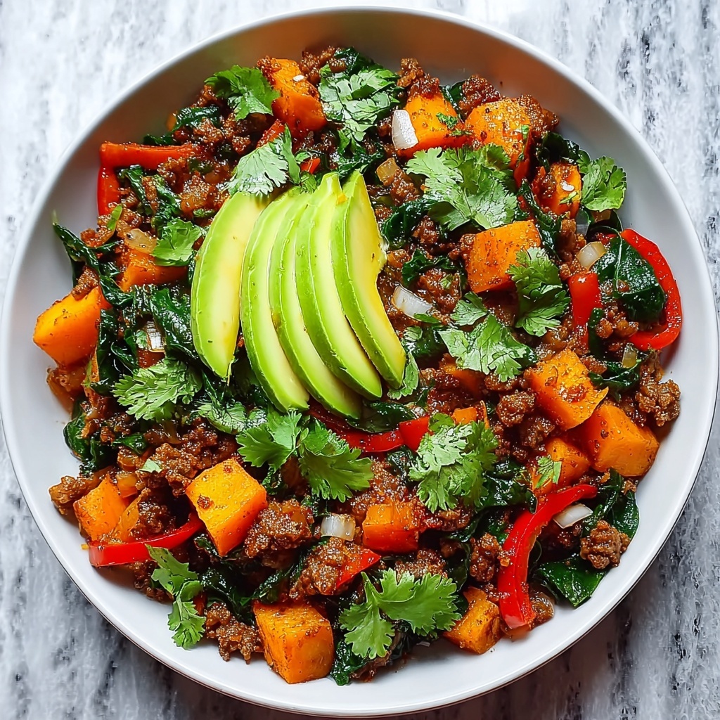 Ground Beef Sweet Potato Skillet Recipe - Recipe Image