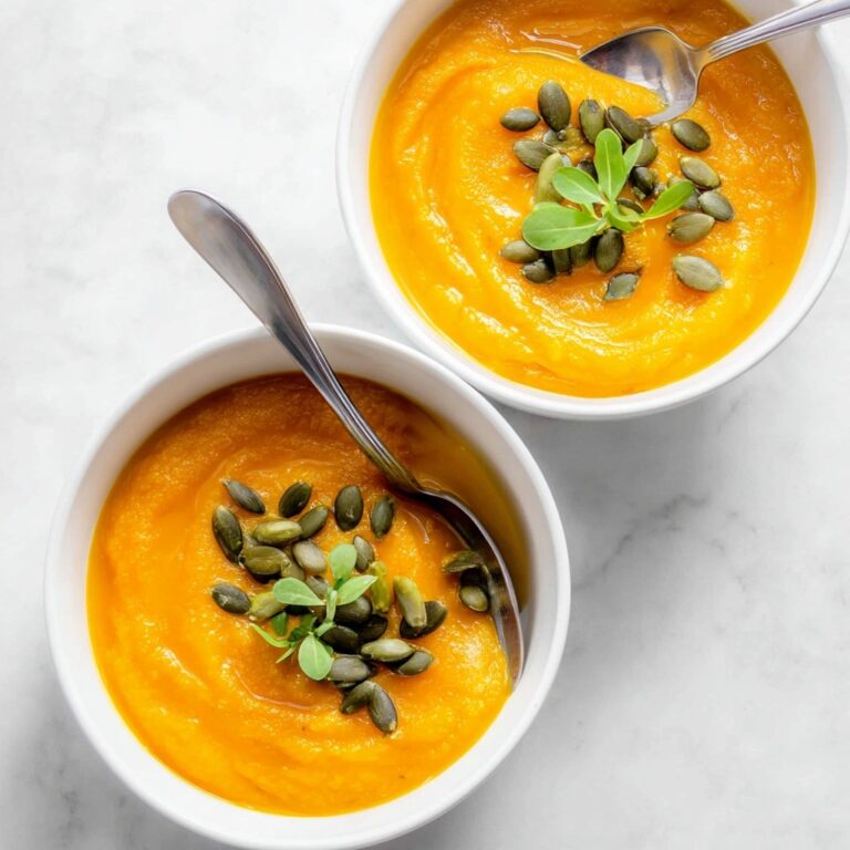 Creamy Roasted Butternut Squash Soup with Warm Spices Recipe
