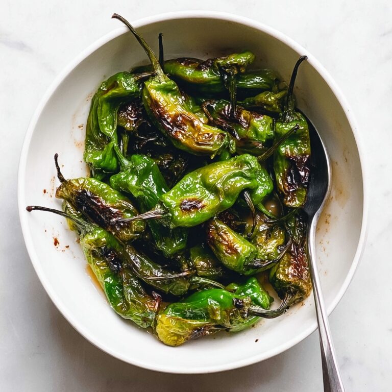 Blistered Shishito Peppers with Soy and Togarashi Recipe