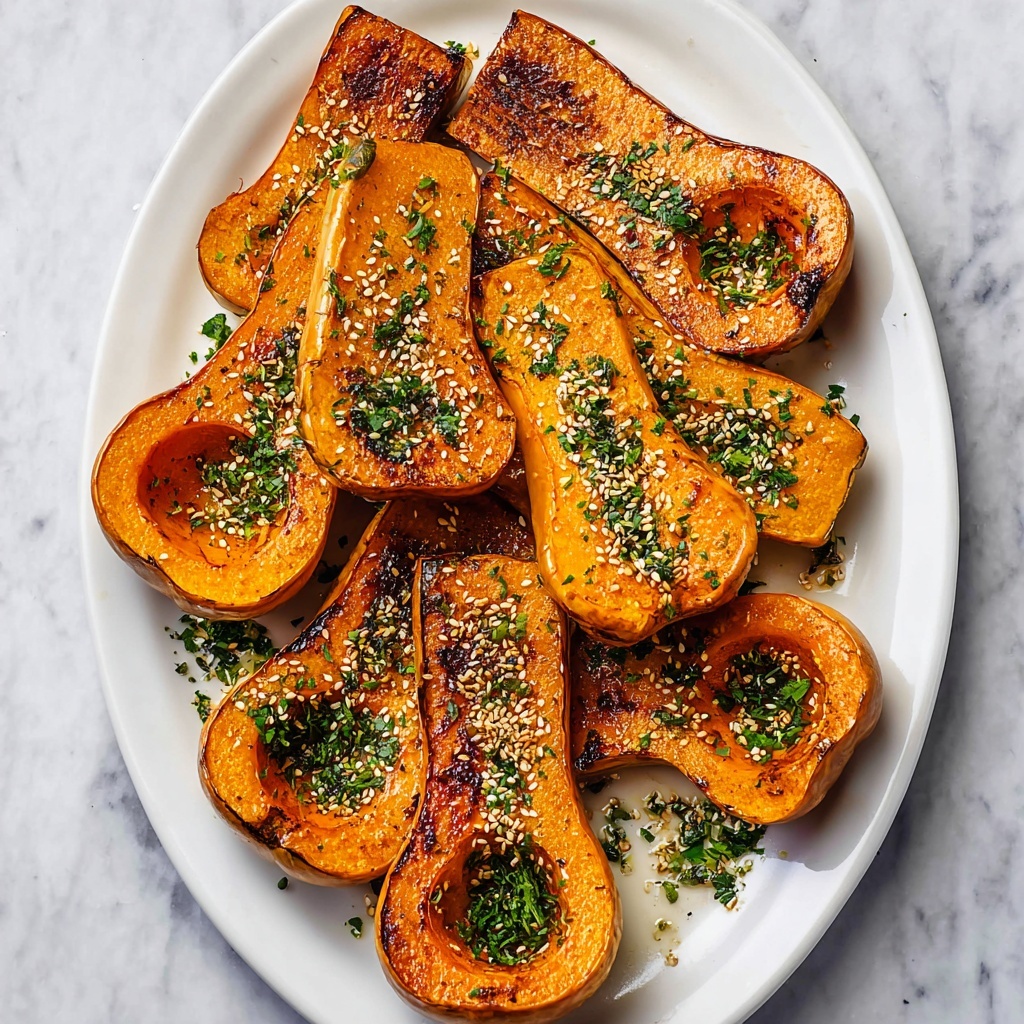 Roasted Honeynut Squash with Miso, Maple, and Sesame Seeds Recipe - Recipe Image